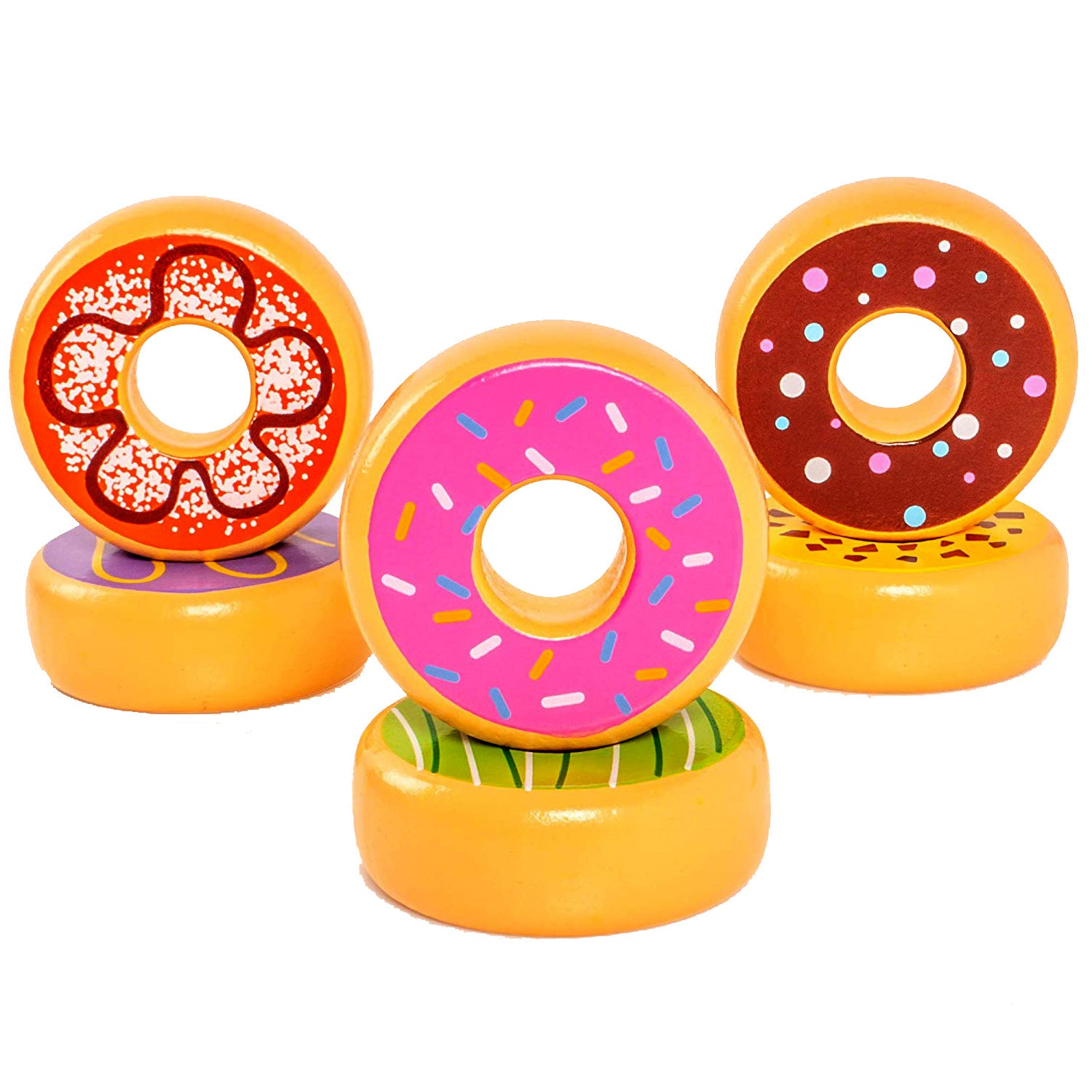 Viga - Wooden Donuts Play Set