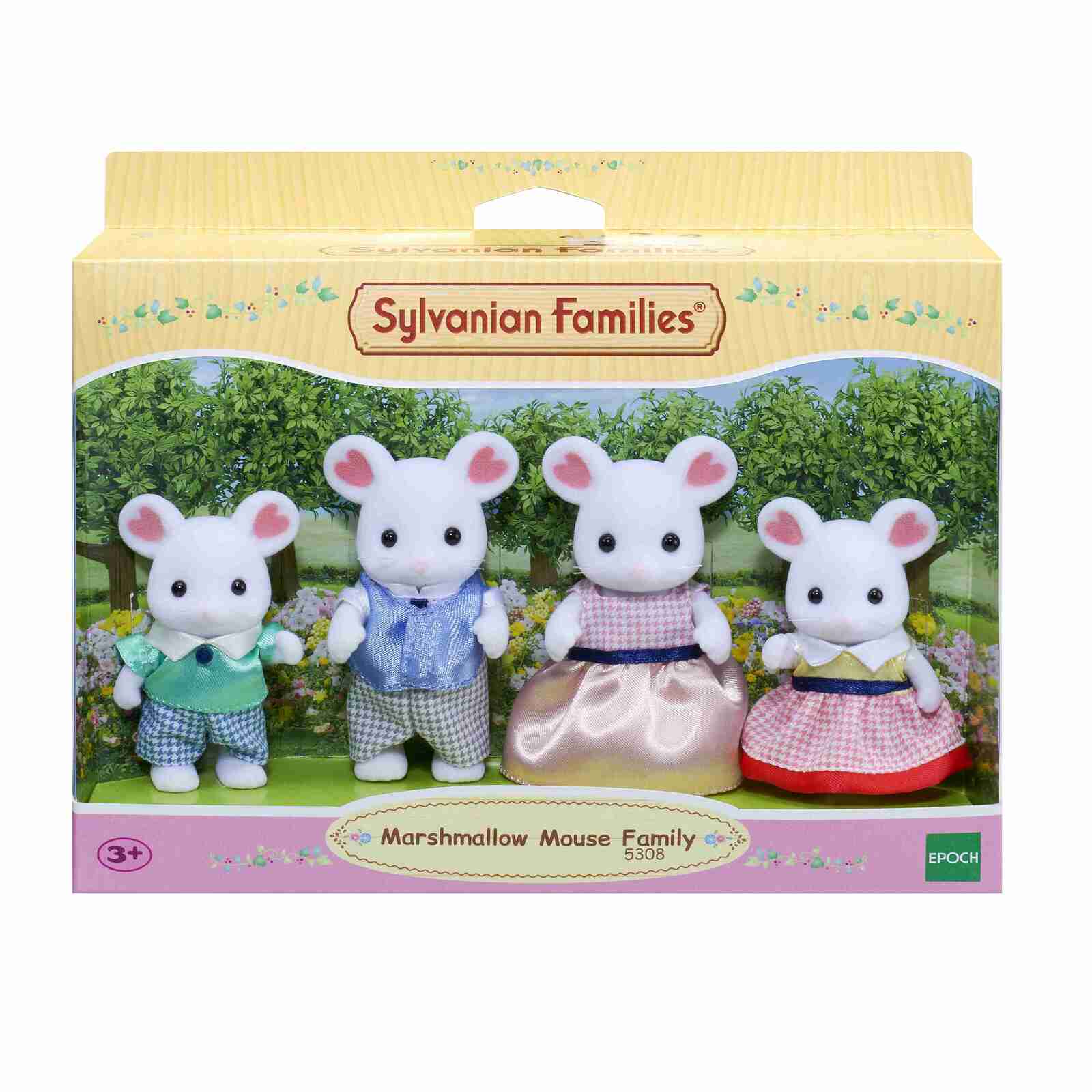 Sylvanian Families - Marshmallow Mouse Family