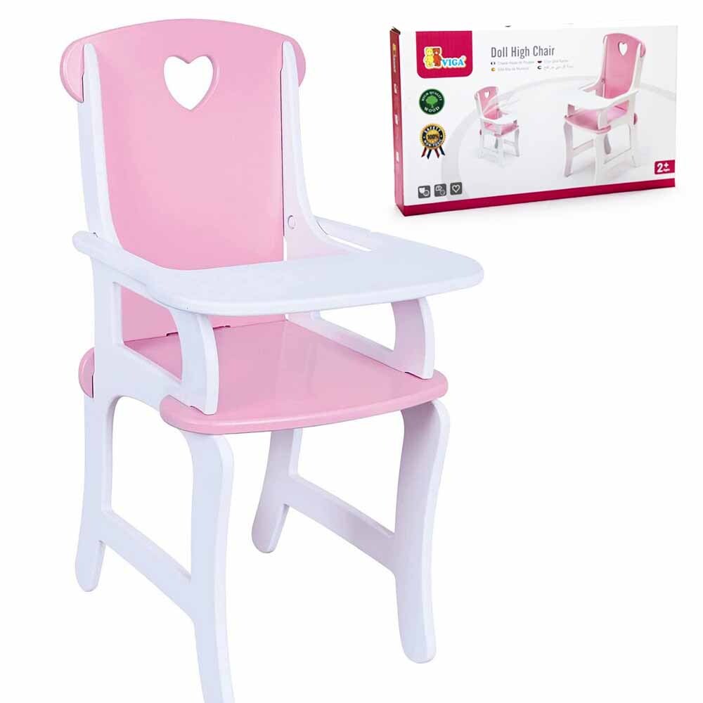 Viga - Wooden Doll High Chair