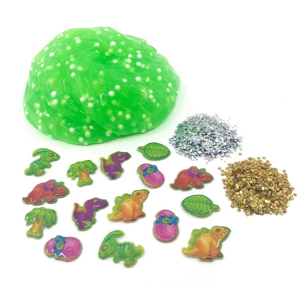 CRA-Z-SLIMY FUN DOME TOPPER JARS PDQ ASST - SLIMYSAURUS DINOS