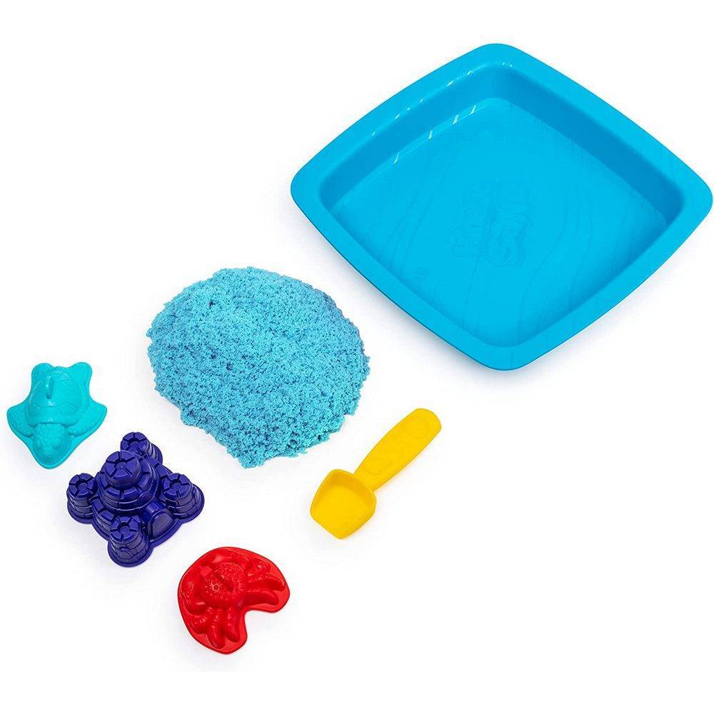 Kinetic Sand Blue Sandbox Set