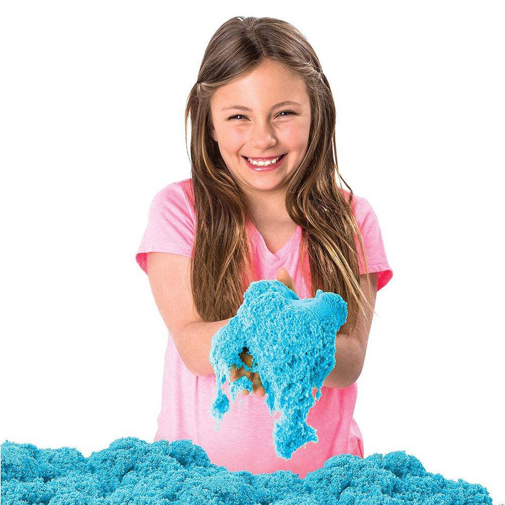 Kinetic Sand Blue Sandbox Set