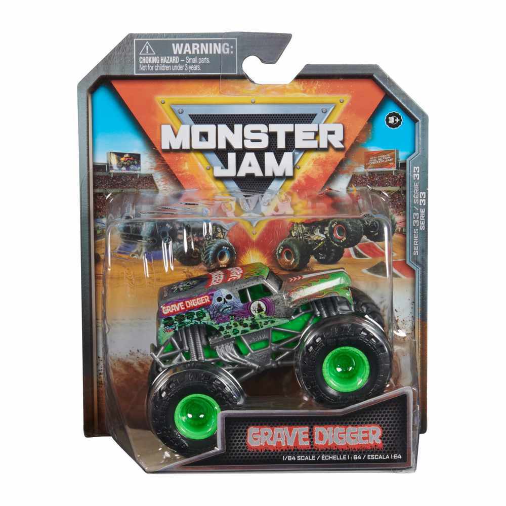 Monster Jam 1:64 Series 33 - Grave Digger (Steel Reveal)