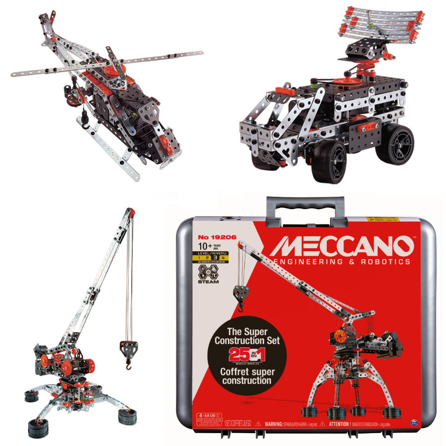 Meccano Super Construction 25-in-1 Motorised Building Set