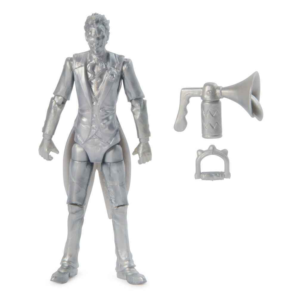 DC Batman 4" Figure & Accessories - The Joker Metallic