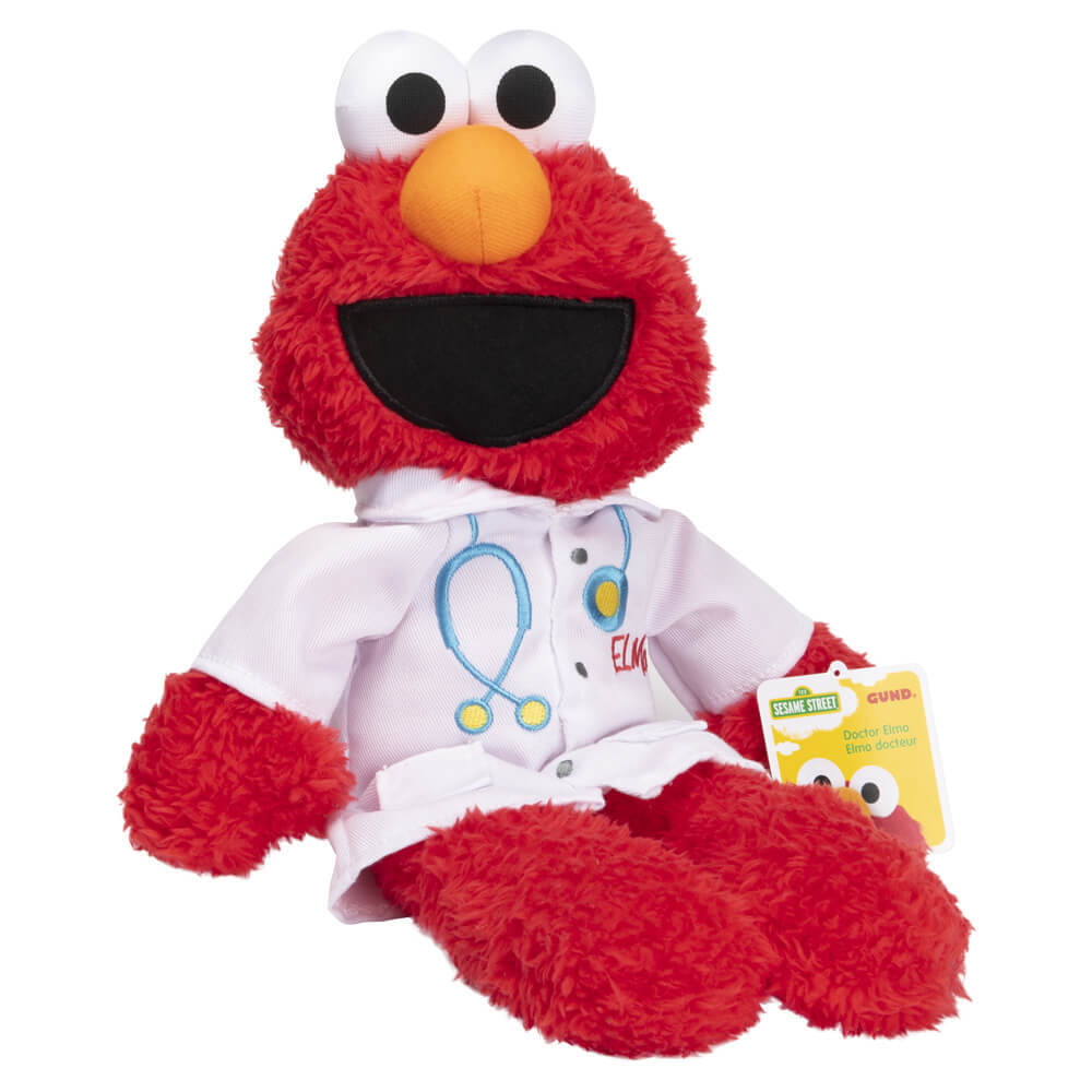 Sesame Street Take-Along 13" Plush - Doctor Elmo