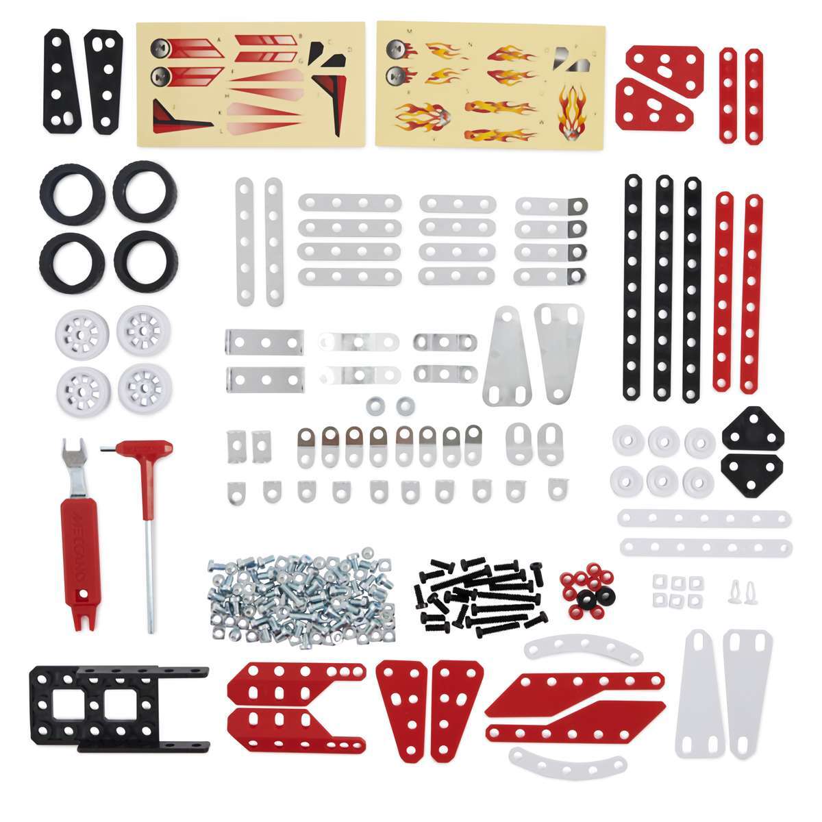 Meccano 10 in 1 model Set - Racing Vehicles