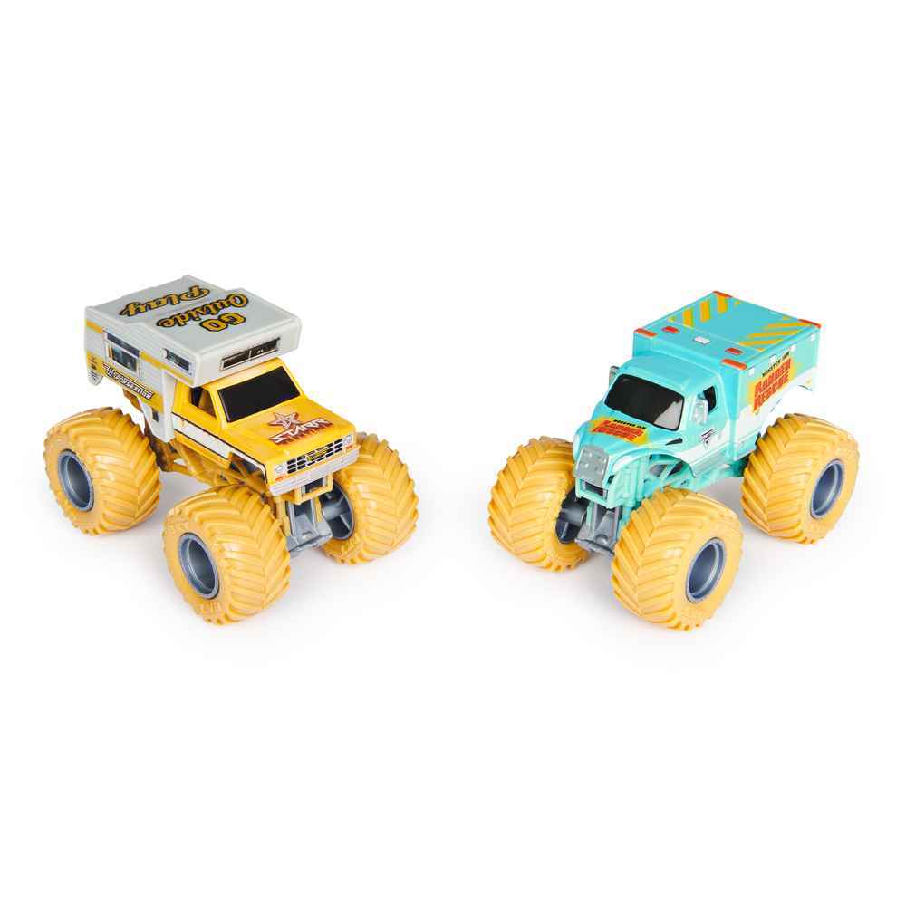 Monster Jam 2 Pack 1:64 Series 29 - Wreckreation vs Rescue Ranger