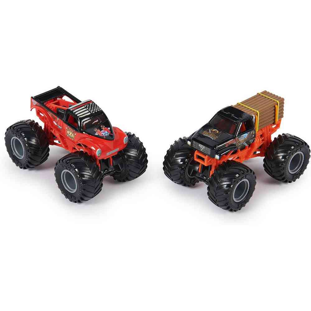 Monster Jam 2 Pack 1:64 Series 28 - Lumberjack vs Axe