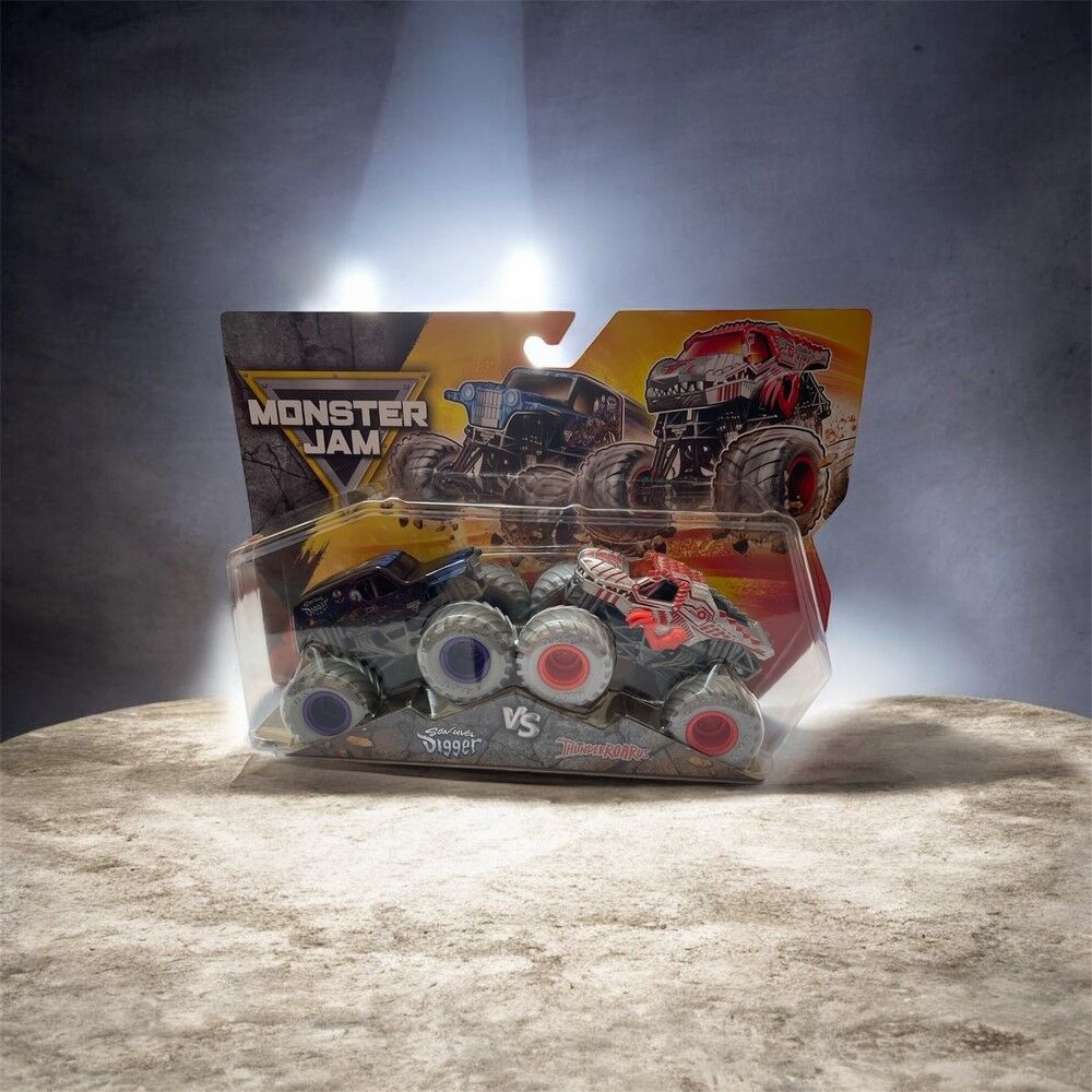Monster Jam Son-Uva Digger vs ThunderRoarUs 2-pack Series 32