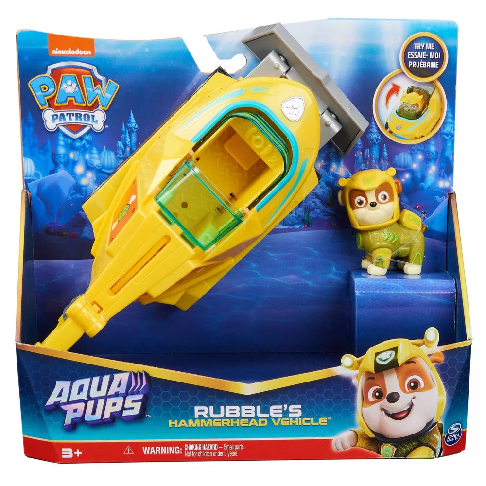 PAW Patrol Aqua Pups - Rubbles Hammerhead Vehicle