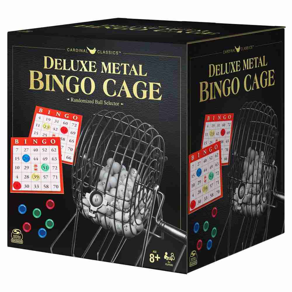 Cardinal Classic - Deluxe Metal Cage Bingo