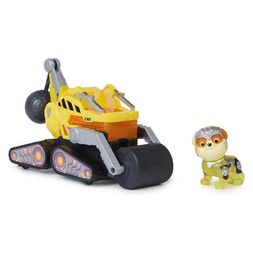 Paw Patrol The Mighty Movie - Mighty Movie Bulldozer & Rubble Figure