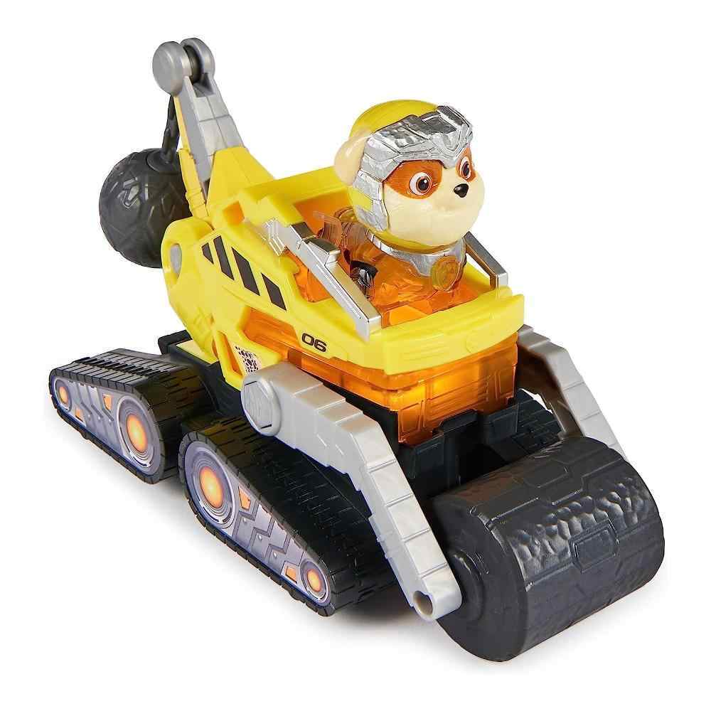 Paw Patrol The Mighty Movie - Mighty Movie Bulldozer & Rubble Figure