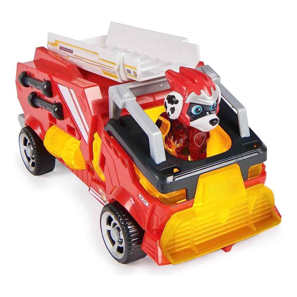 Paw Patrol The Mighty Movie - Mighty Movie Fire Truck & Marshall Figure