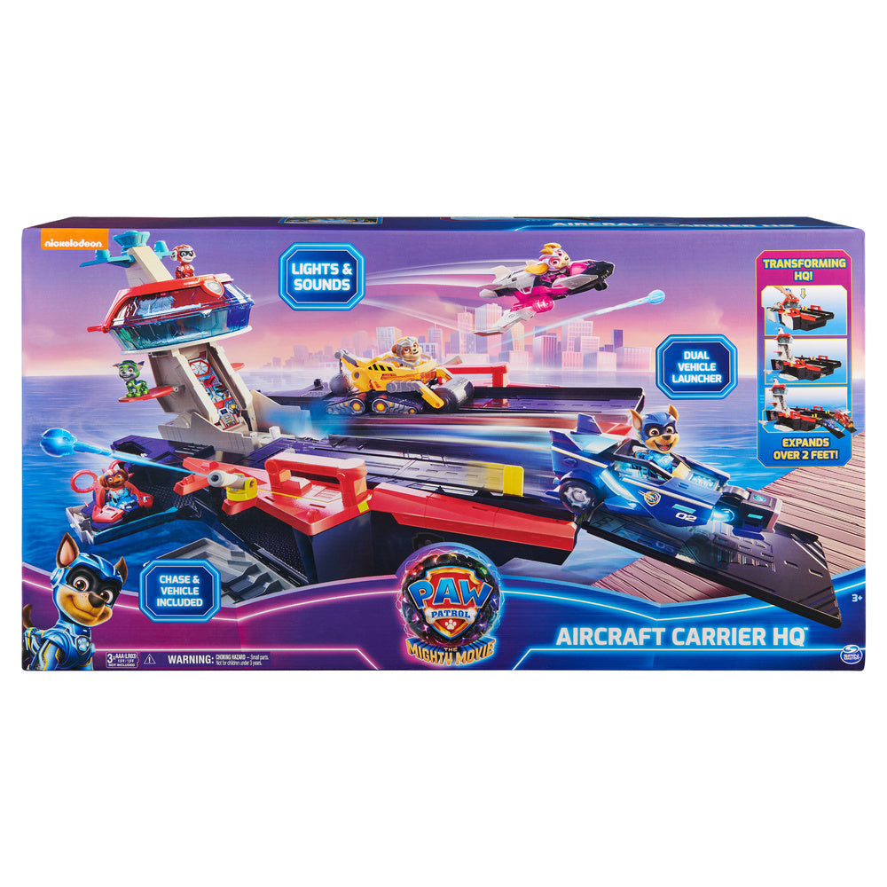 Paw Patrol The Mighty Movie - Aircraft Carrier HQ