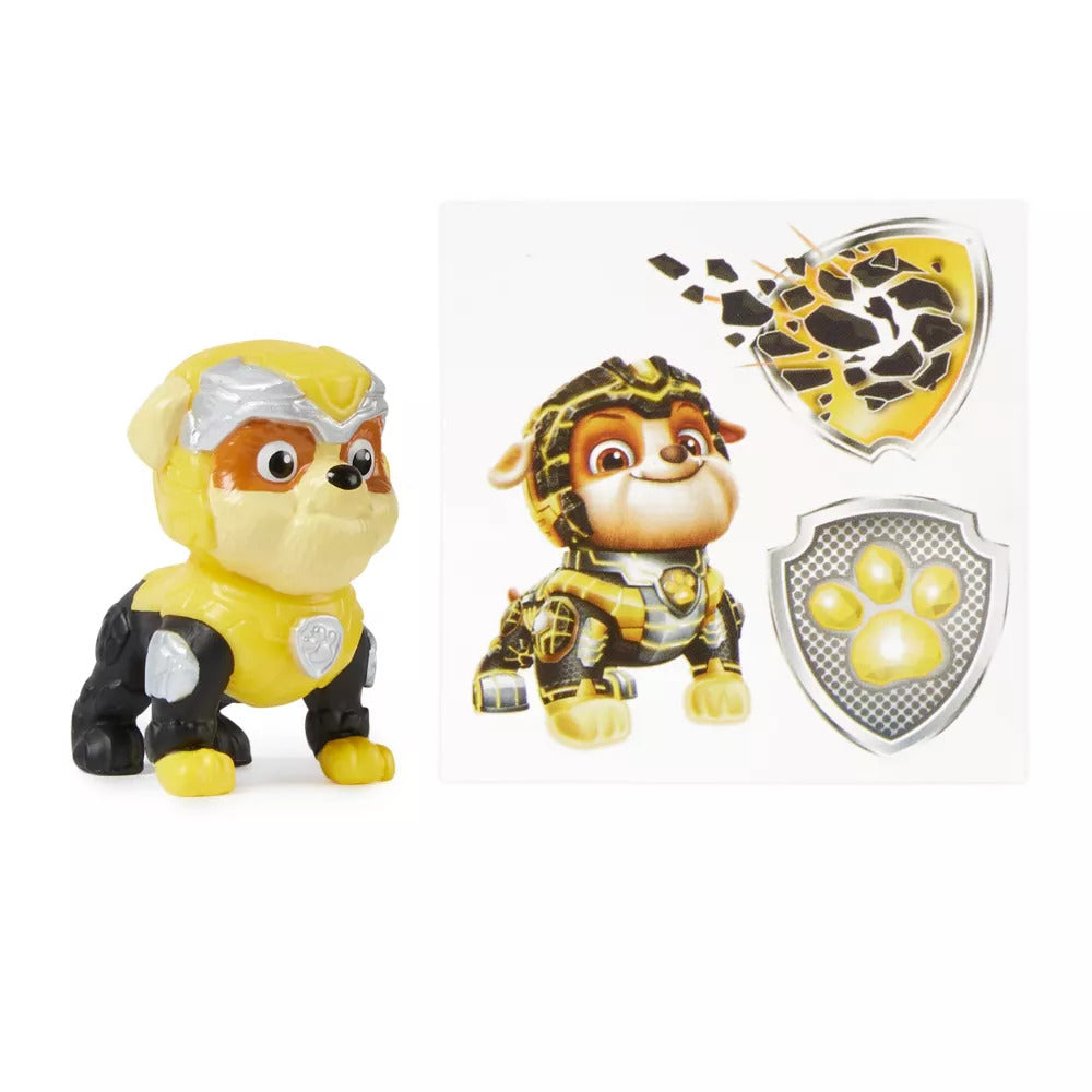 Paw Patrol The Mighty Movie Pup Squad Figures - Rubble