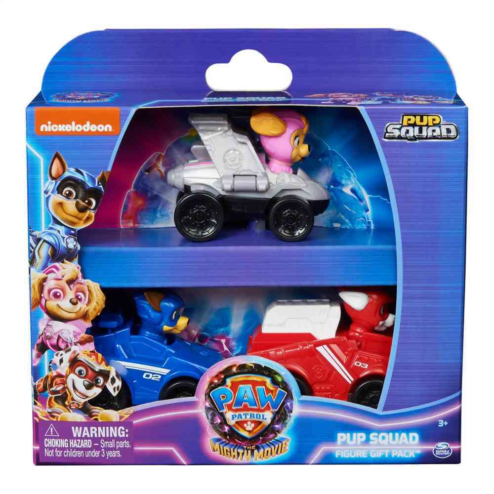 Paw Patrol The Mighty Movie - Pup Squad Vehicle Gift Pack