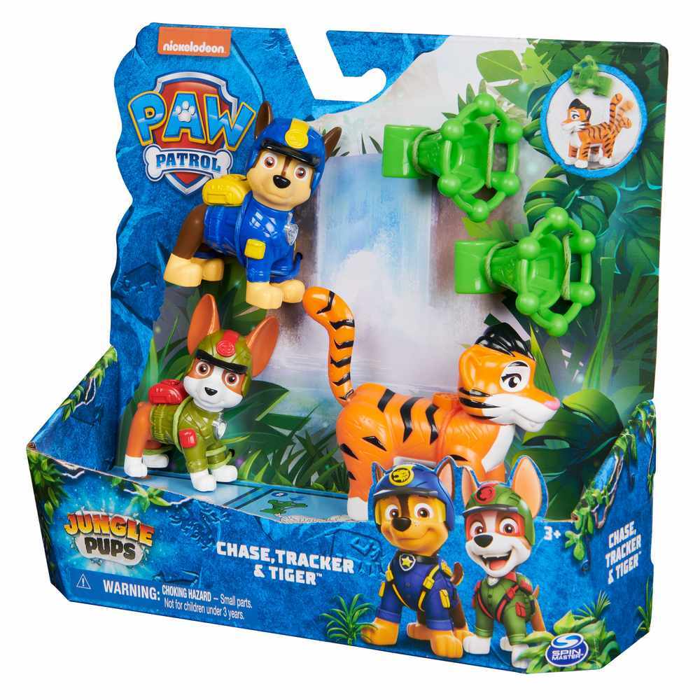 Paw Patrol Jungle Pups - Chase Tracker & Tiger