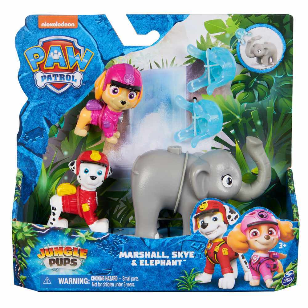 Paw Patrol Jungle Pups - Marshall Skye & Elephant