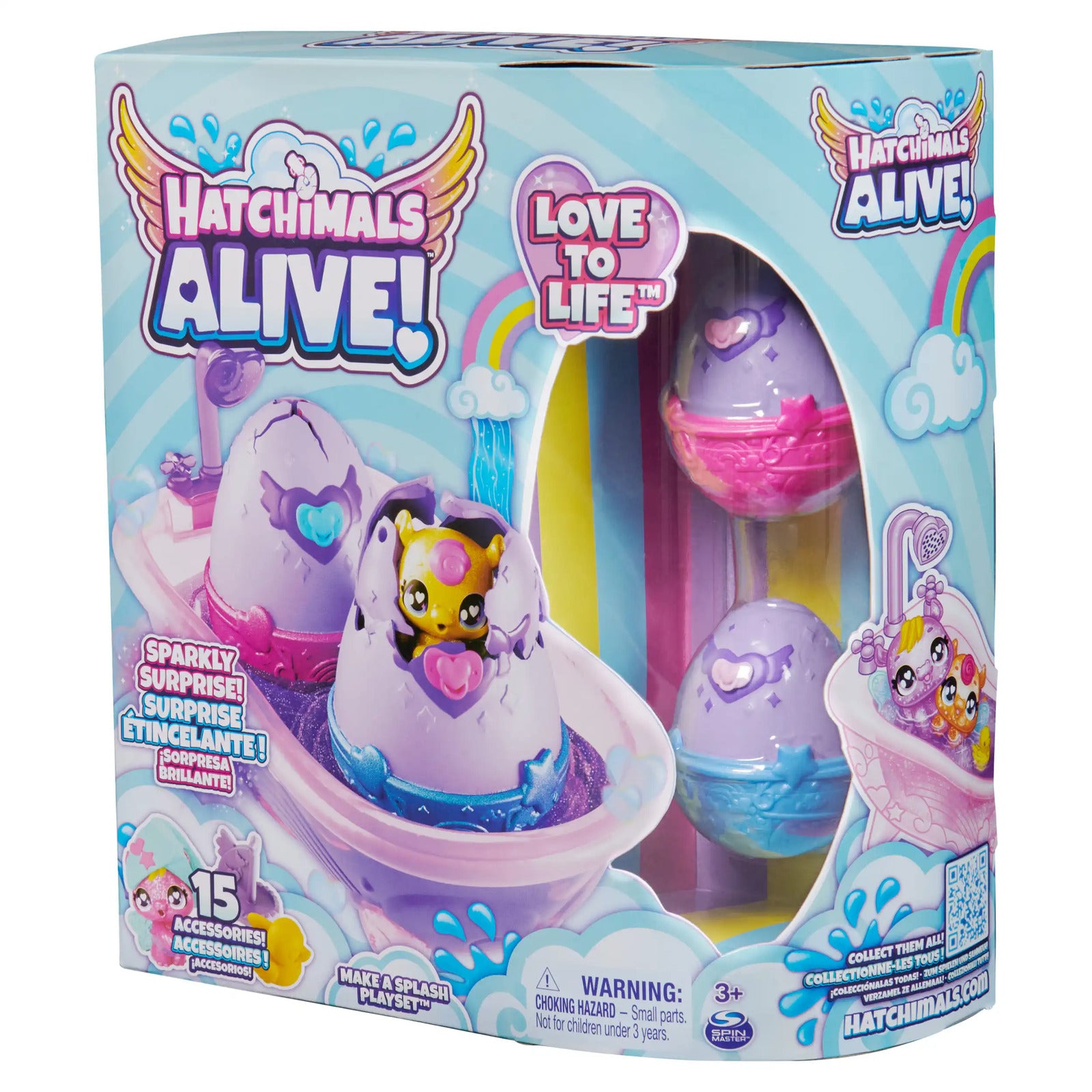 Hatchimals Alive Love To Life - Make A Splash Playset
