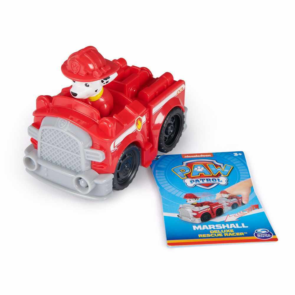 Paw Patrol Deluxe Rescue Racer - Marshall (Pullback)