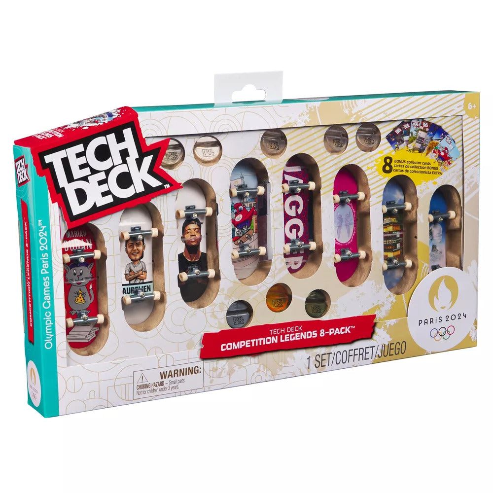 Tech Deck Olympic Games Paris 2024 96mm - Competition Legends 8 Pack