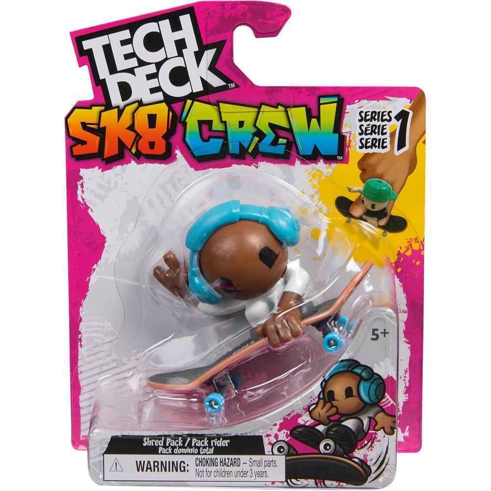 Tech Deck Sk8 Crew Series 1 - Shred Pack Assorted