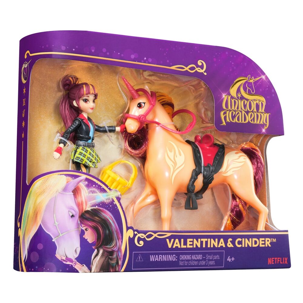 Unicorn Academy Small Doll Valentina & Cinder