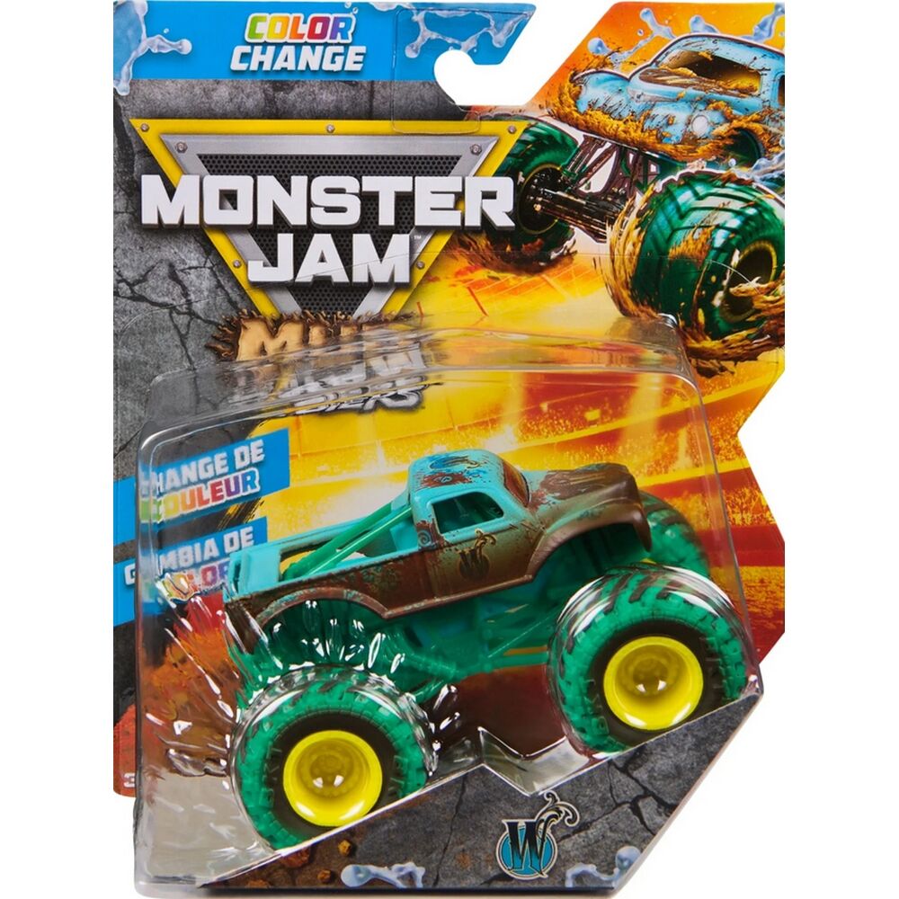 Monster Jam 1:64 Monster Truck Mud Blasters Whiplash