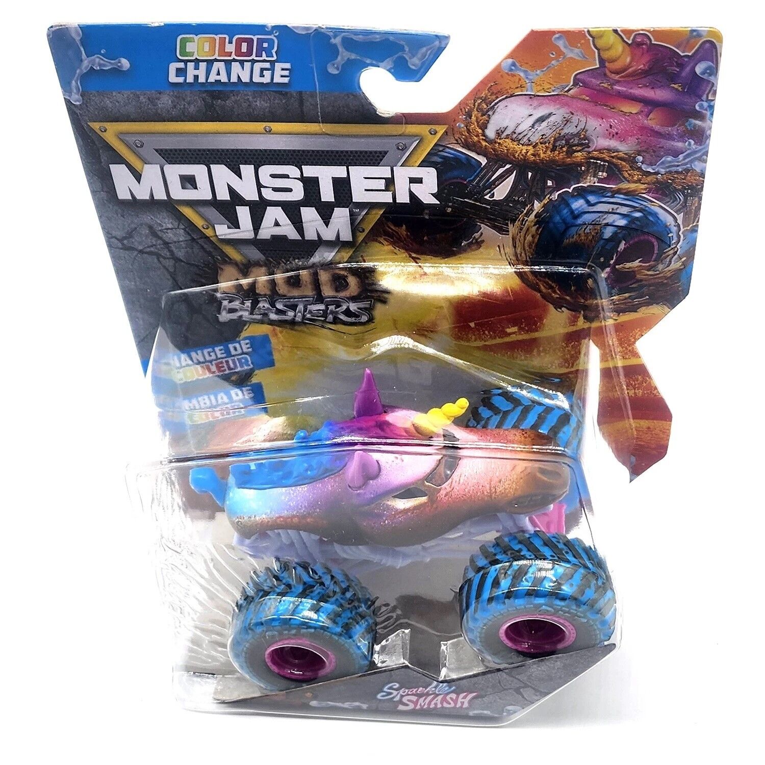 Monster Jam - 1:64 Mud Blasters  Series 2 Sparkle Smash