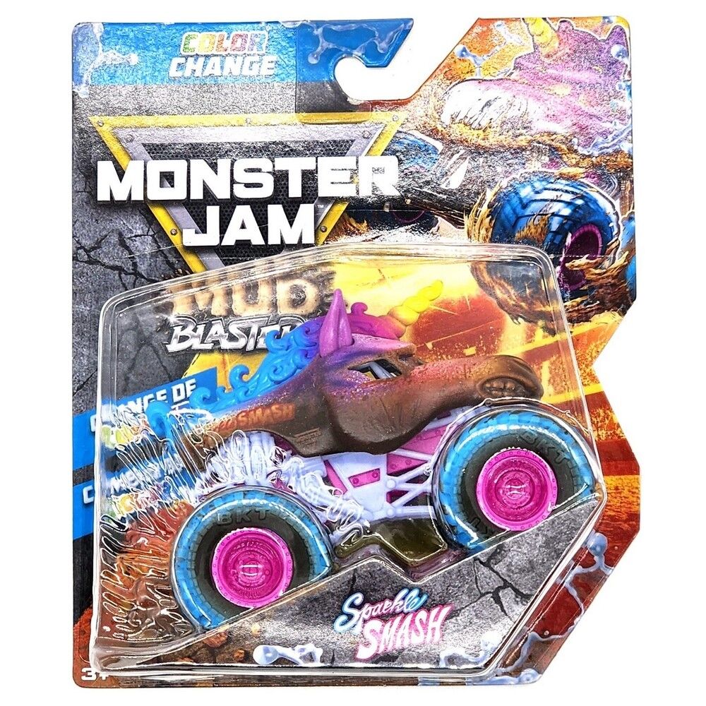 Monster Jam - 1:64 Mud Blasters  Series 2 Sparkle Smash
