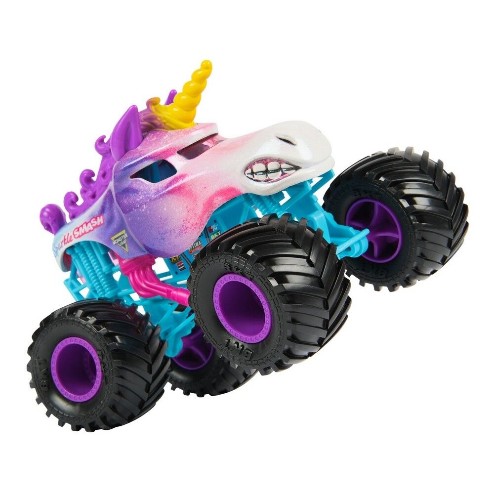 Monster Jam 1:24 Sparkle Smash Diecast Truck