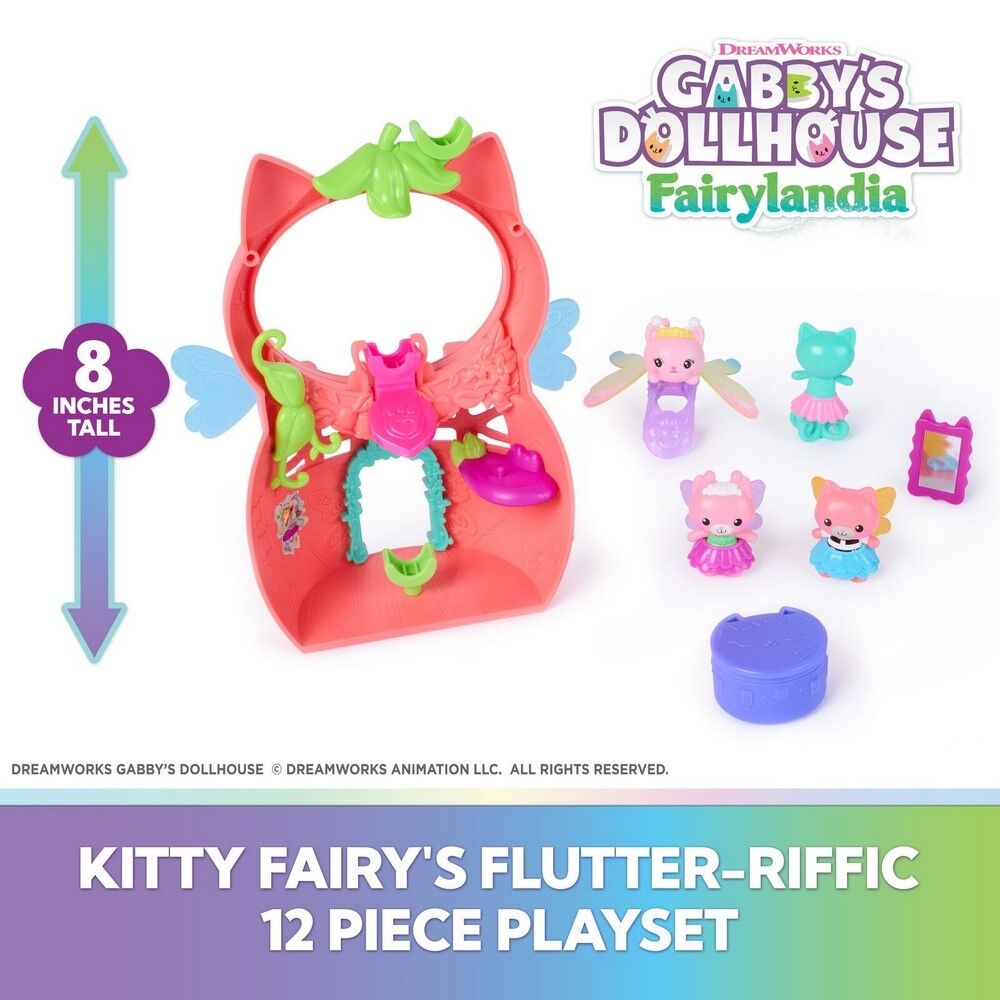 Gabby's Dollhouse Fairylandia - Flutter Fairy Playset