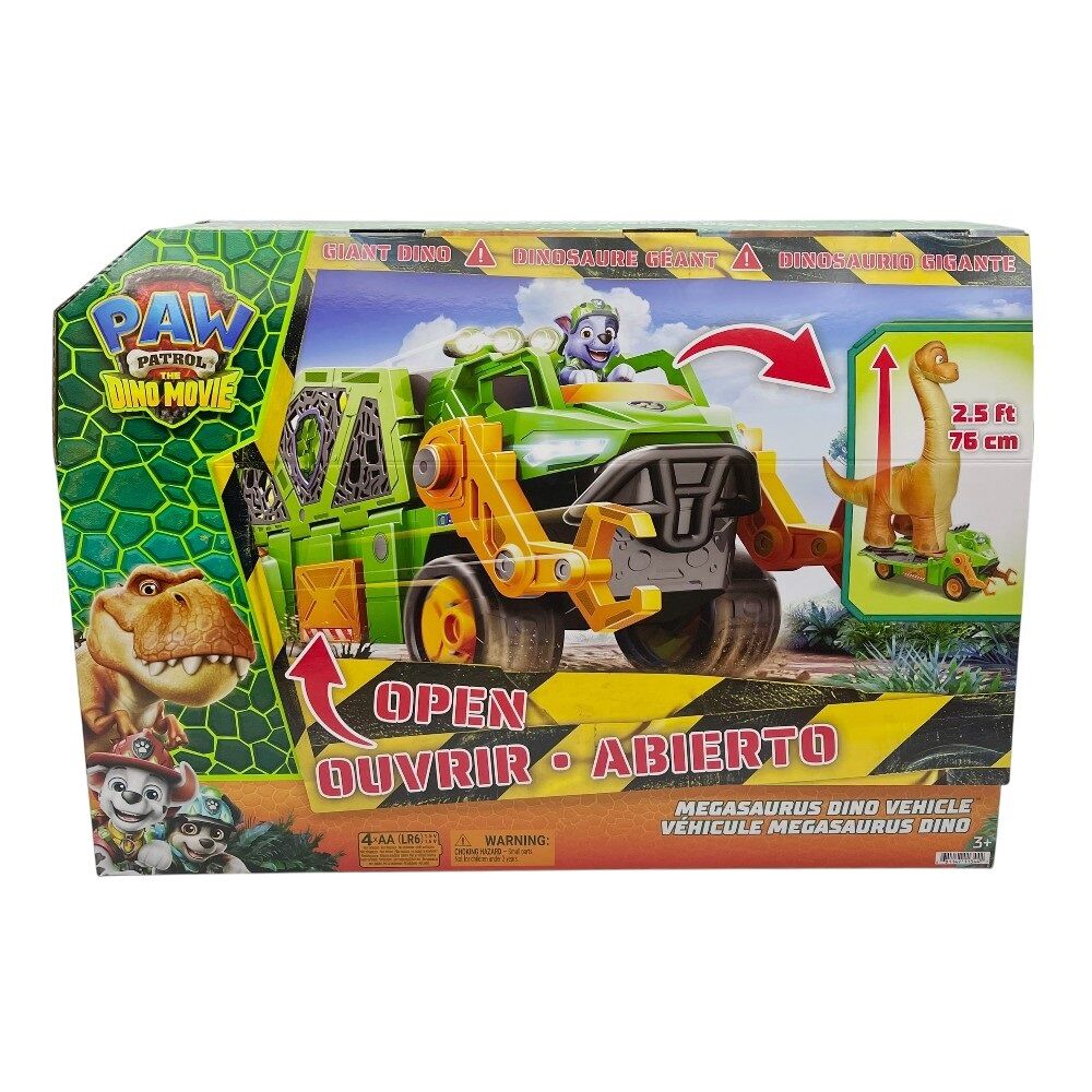 Paw Patrol The Dino Movie - Megasaurus Dino Vehicle