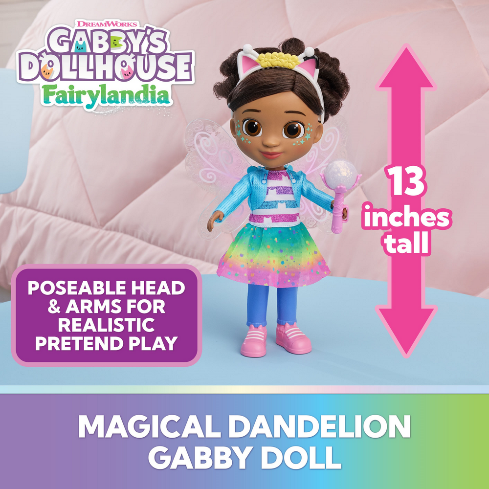 Gabbys Dollhouse Fairylandia Fairy Wishes Doll