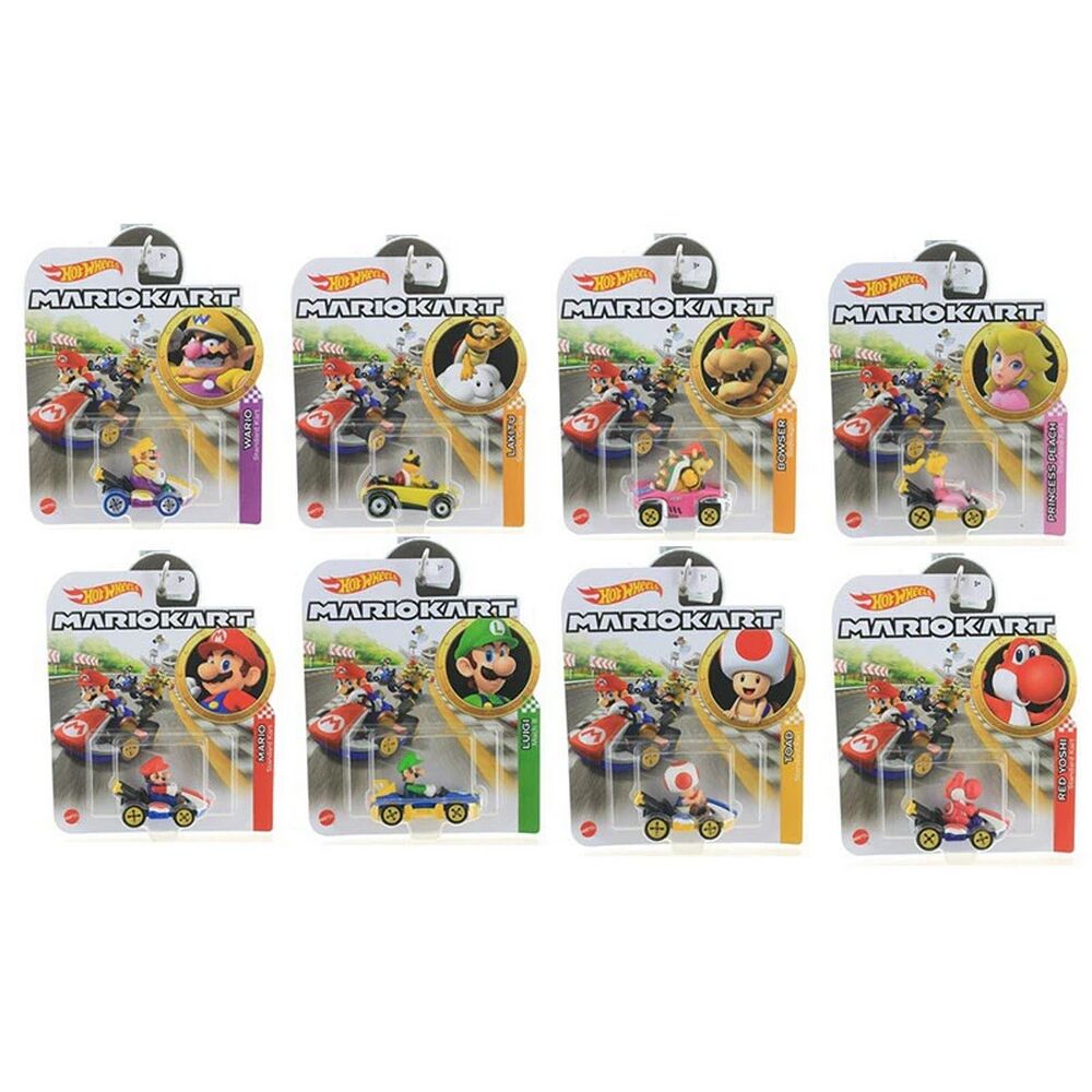 Hot Wheels Mario Kart Set of 5 2025 Mix 4