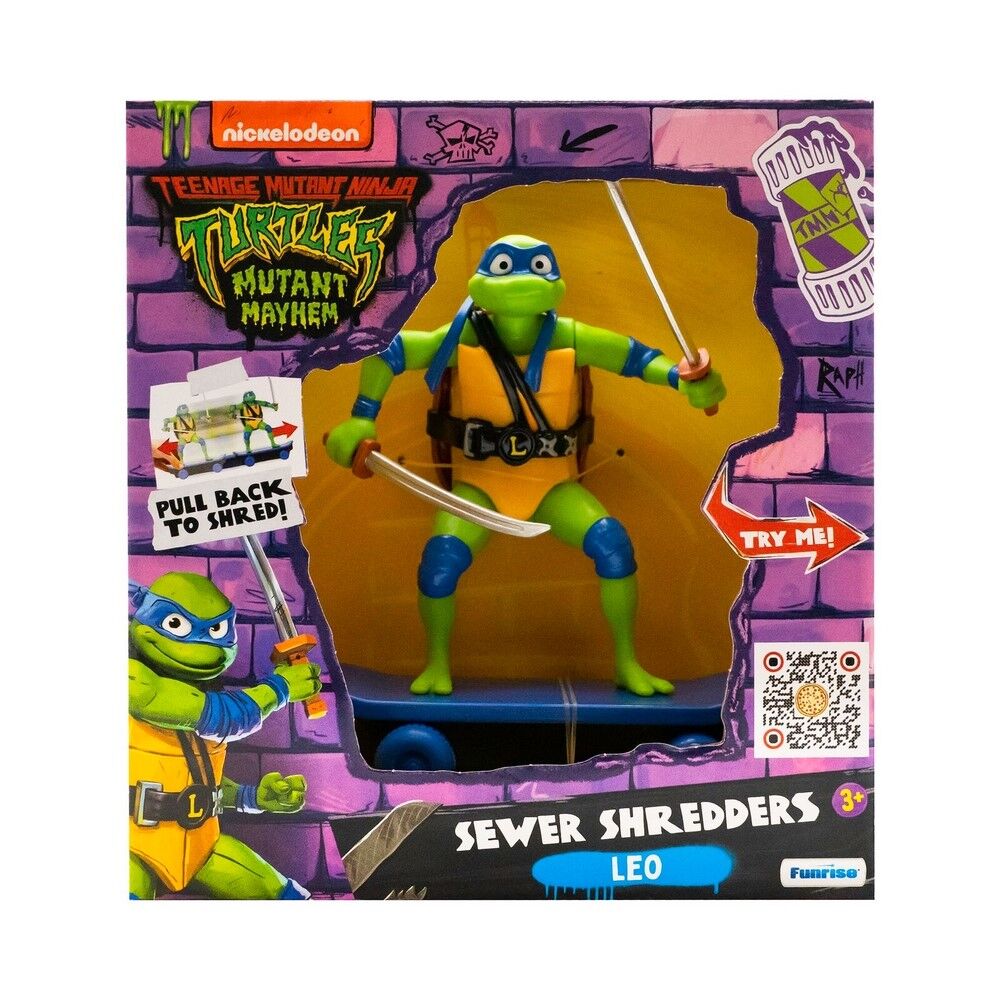 TMNT Ninja Turtles Sewer Sheredders Movie - Leo