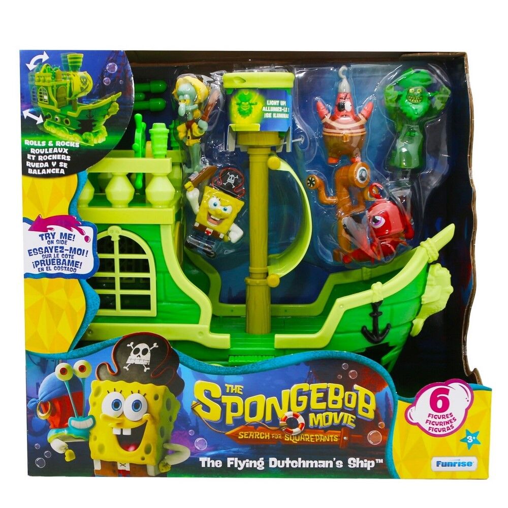 SpongeBob Squarepants Flying Dutchman Playset-Movie