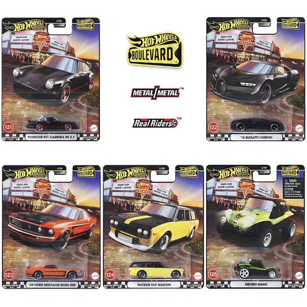 Hot Wheels Premium Boulevard Set - Case 956B (#121-125)