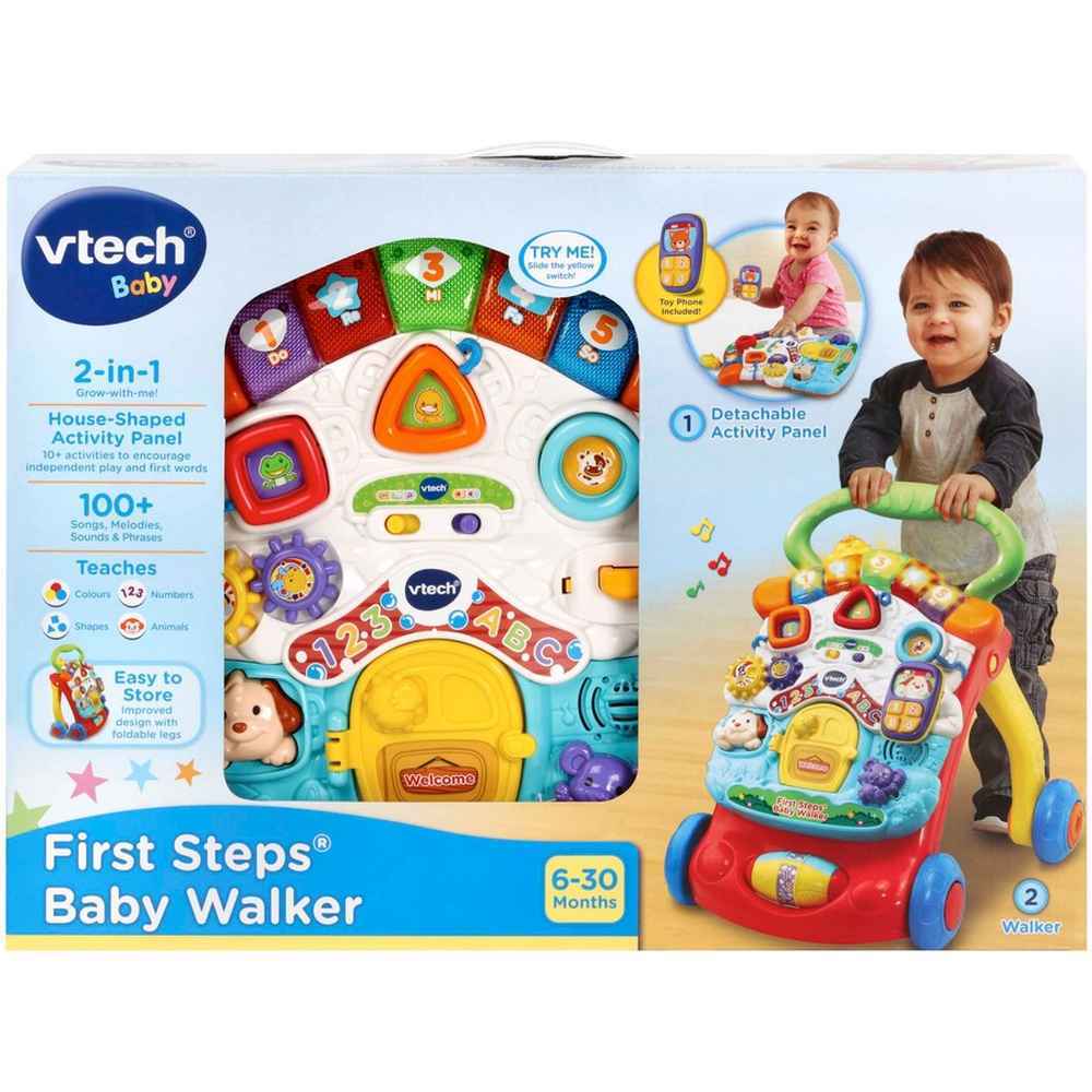 Vtech Baby - First Steps Baby Walker (Red)