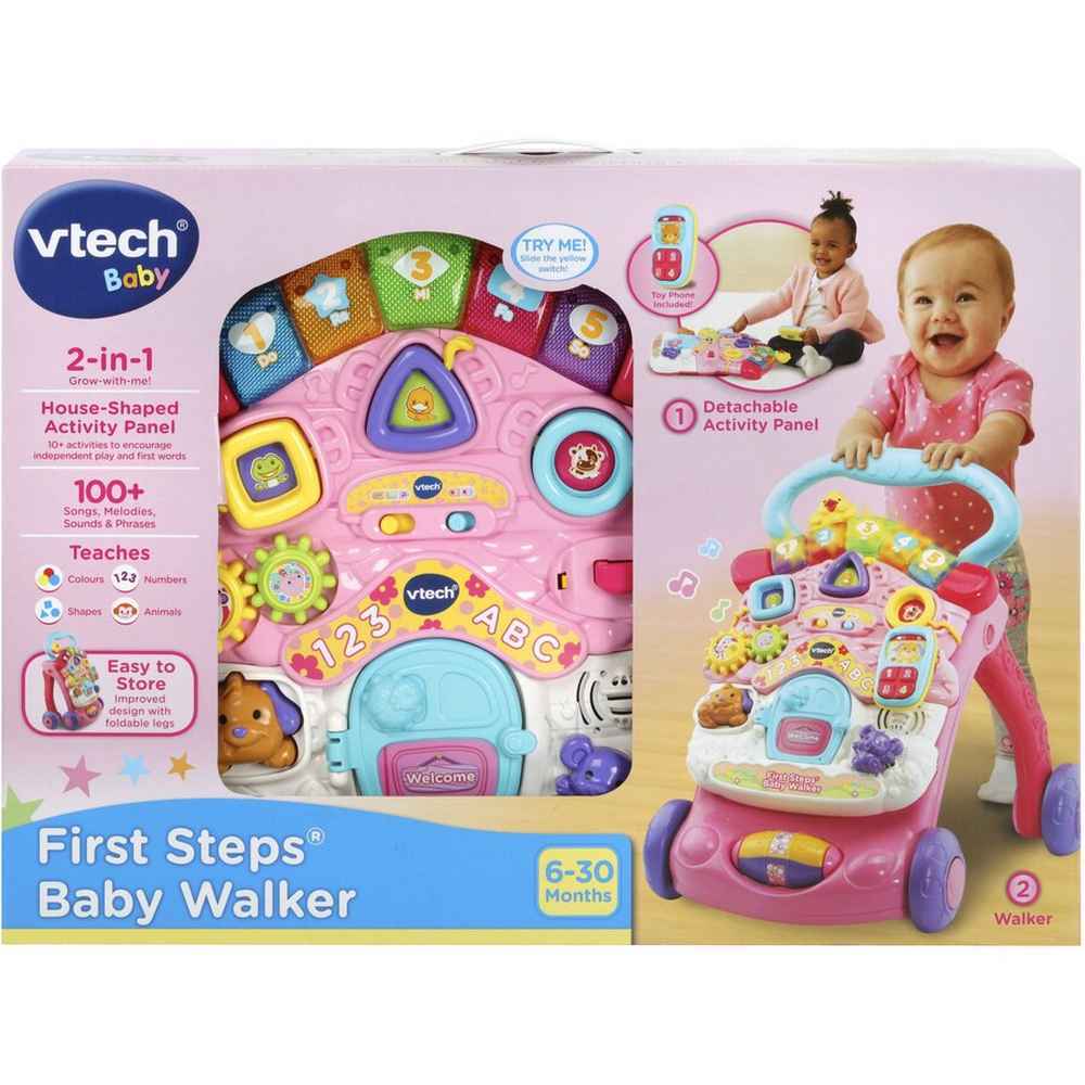 Vtech Baby - First Steps Baby Walker (Pink)