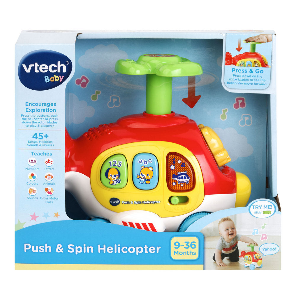 Vtech Baby - Push & Spin Helicopter