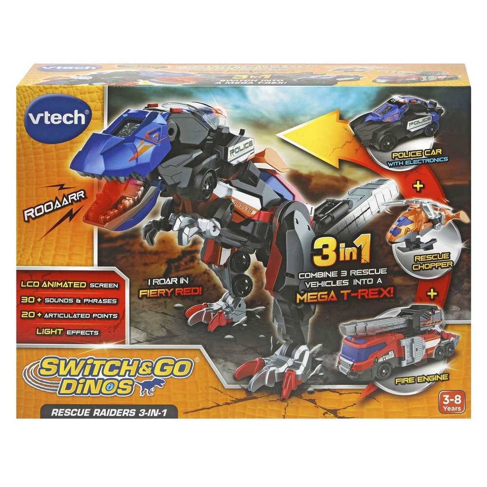 Vtech Switch & Go Dinos - Rescue Raiders 3-in-1