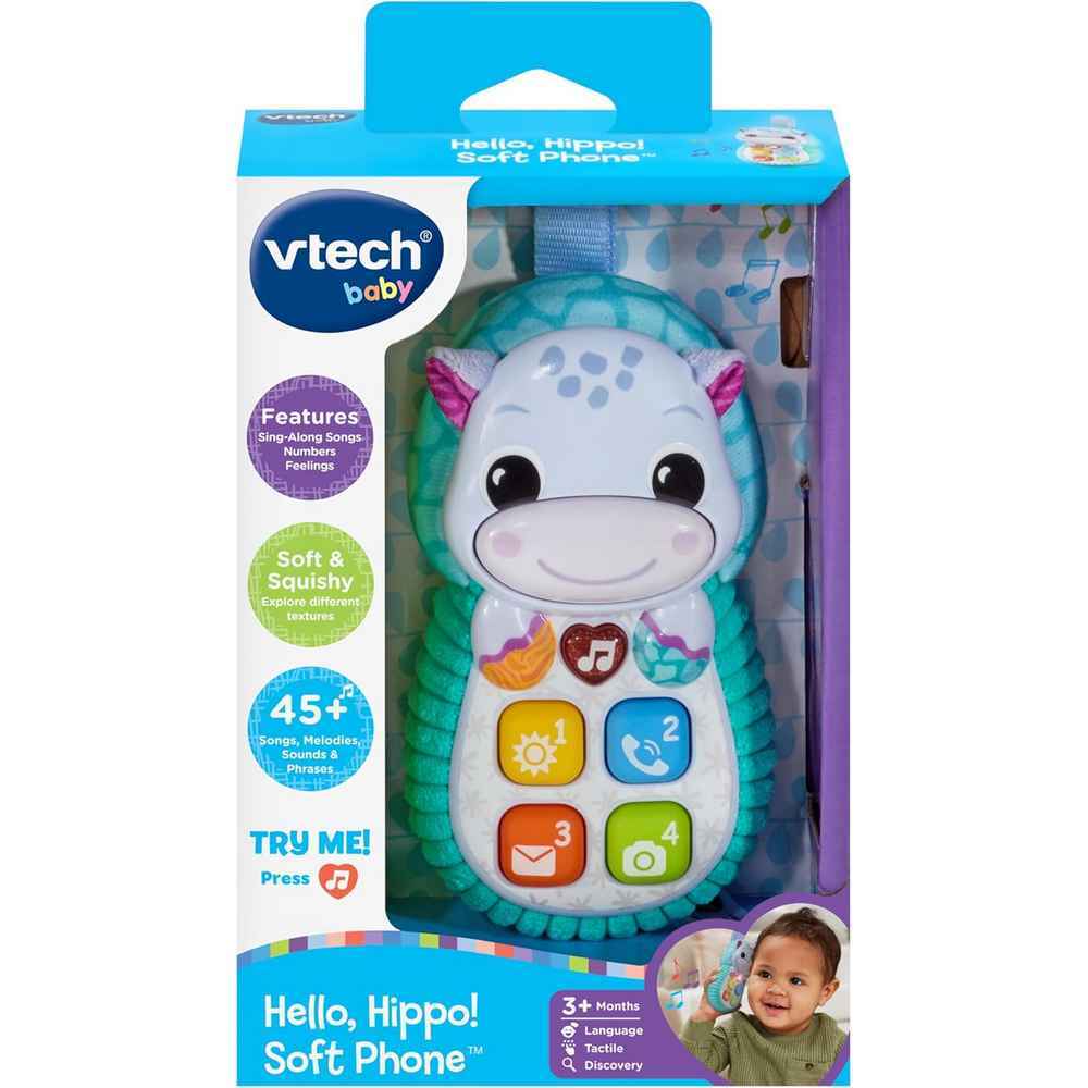 Vtech Baby - Hello Hippo Phone Blue