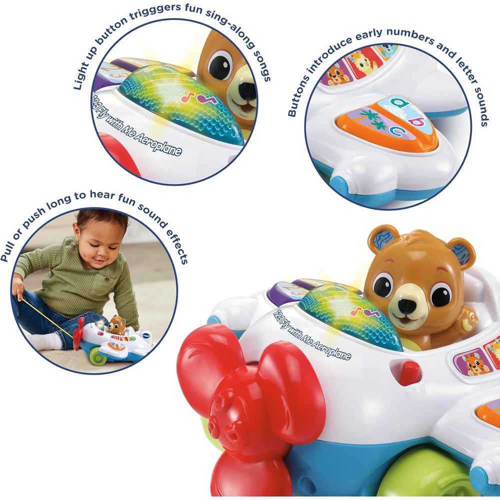 Vtech Baby - 123 Fly with Me Aeroplane