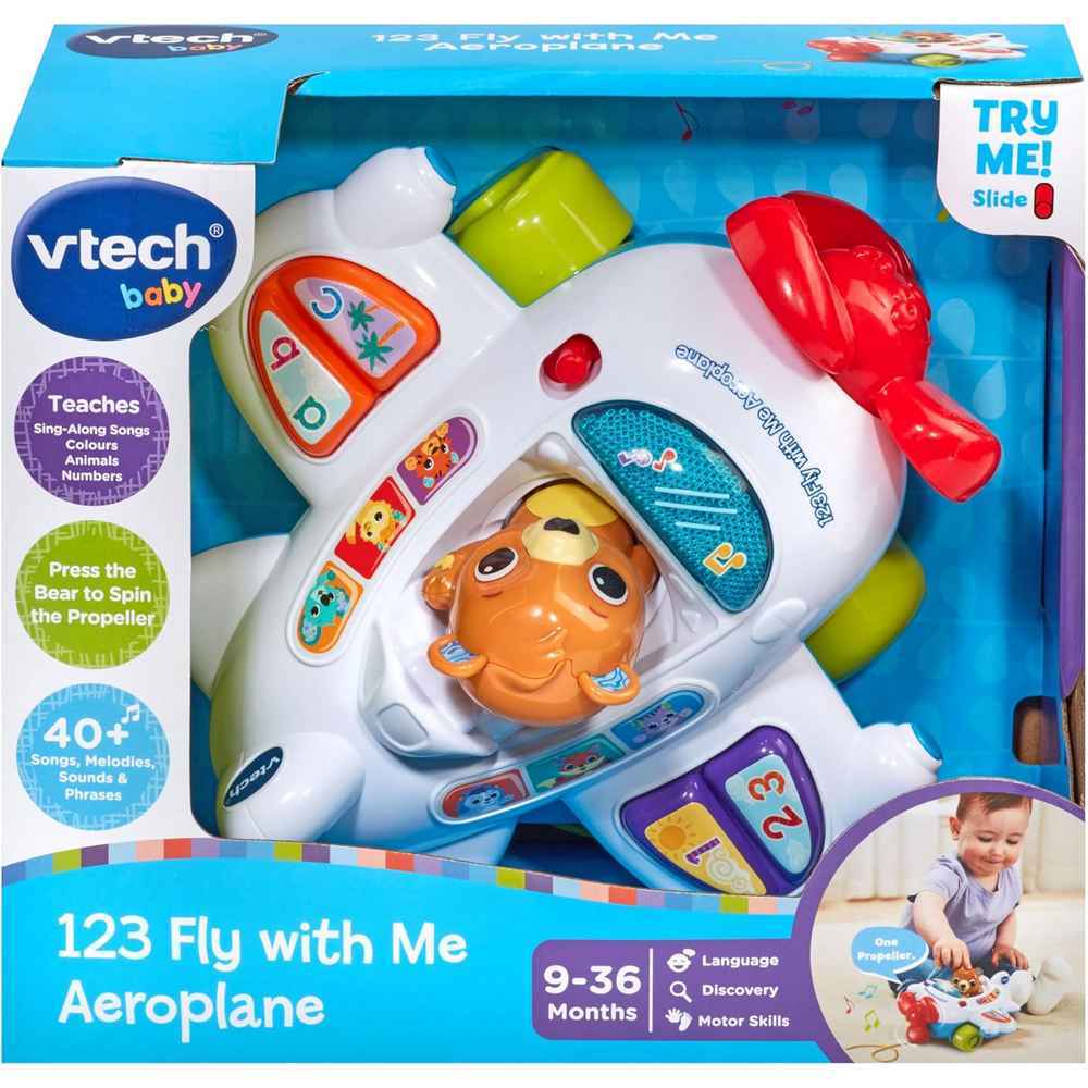 Vtech Baby - 123 Fly with Me Aeroplane