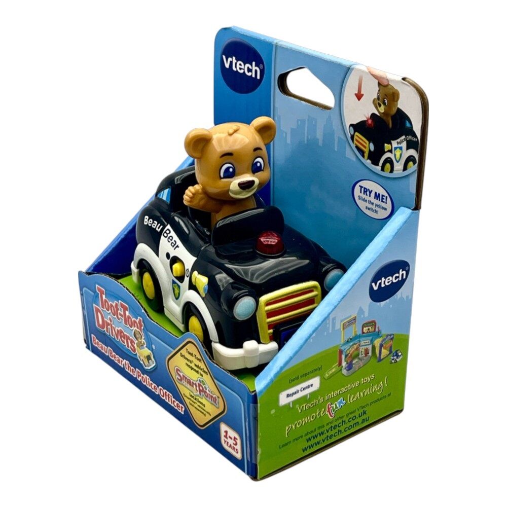 Vtech Toot-Toot Drivers Beau Bear the Police Officer
