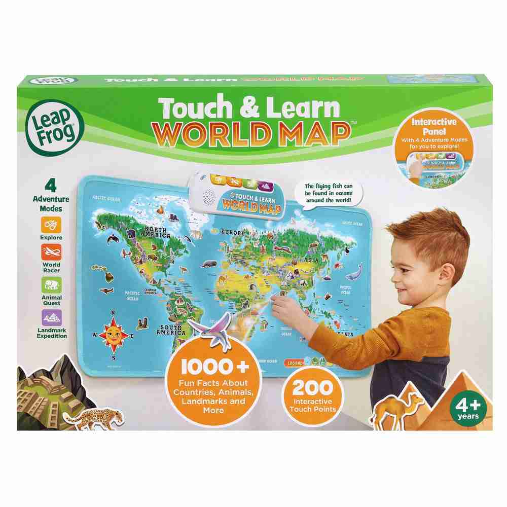 LeapFrog - Touch & Learn World Map