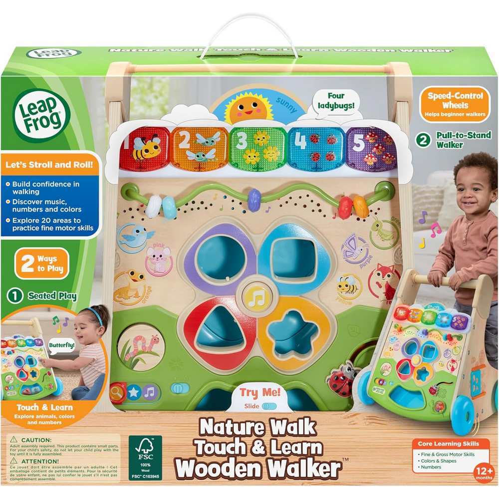 LeapFrog - Nature Walk Touch & Learn Wooden Walker